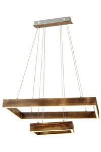 Tt Aydınlatma Tt405-2-Esk 2'li Altın Ledli Modern Alüminyum Salon-Oturma Odası Avize