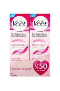 Veet Silk & Fresh Normal Ciltler İçin Tüm Vücut Genital Bölge Kadın Tüy Dökücü Sprey 2x100 ml