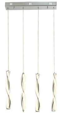 Tt Aydınlatma Tt307-40-By Tt Tekli Beyaz Ledli Modern Alüminyum Salon-Oturma Odası Avize