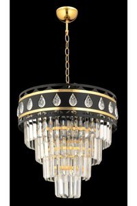 Ladco Aydınlatma A-567-15-Rg 5'li Siyah Ledli Modern Alüminyum Salon-Oturma Odası Avize