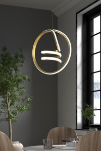 Eglo Pianopoli Tekli Siyah Küre Modern Çelik Salon-Oturma Odası Avize
