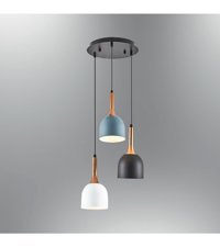 Kocvizyon Alazne Tekli Bej Sarkıt Modern Kumaş Salon-Oturma Odası Avize