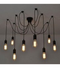 Manogrup Avize Aydınlatma Bella Tekli Altın Sarkıt Modern Plastik Salon-Oturma Odası Avize