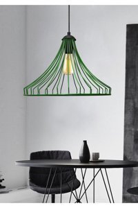 Hegza Lighting Tekli Beyaz Metal Modern Alüminyum Salon-Oturma Odası Avize