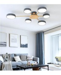 Rscollectıons Tekli Bej Sarkıt Modern Alüminyum Salon Avize