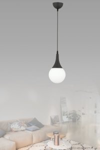 Eslight E64S 3'lü Siyah Plastik Modern Plastik Mutfak Avize