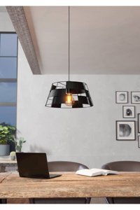 Eglo Bregalla 5'li Gri Küre Modern Çelik Salon-Oturma Odası Avize