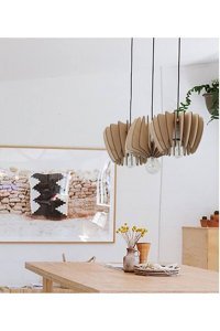 Fer Avize Elena Tekli Siyah Sarkıt Modern Metal Salon-Oturma Odası Avize