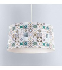 Bambaşka Moda Bmav-066 Tekli Çok Renkli Sarkıt Modern Kumaş Bebek-Çocuk Odası Avize