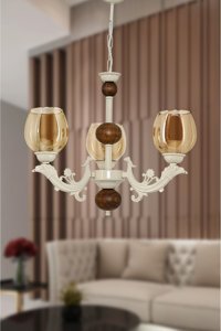 Crystal Palace Tekli Altın Sarkıt Modern Krom Salon-Oturma Odası Avize