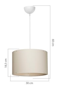 Luna Lighting 2804-1A-04 Gunn Tekli Kırmızı Sarkıt Modern Metal Salon-Oturma Odası Avize