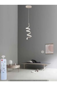 Evsehomes Ayda Tekli Ekru Resimli Modern Plastik Bebek-Çocuk Odası Avize