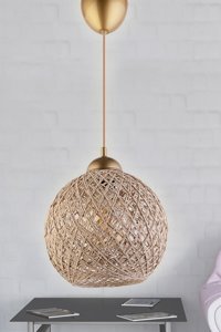 Şl Şef Light 2'li Beyaz Küre Modern Metal Salon-Oturma Odası Avize