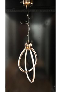 Gmaydinlatma Dame 7'li Altın Sarkıt Modern Cam Salon-Oturma Odası Avize