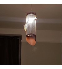 Het Concept 1190 Tekli Mavi Pasta Modern Kumaş Bebek-Çocuk Odası Avize