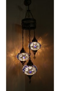 Sanctum 3'lü Siyah Sarkıt Modern Alüminyum Banyo Avize