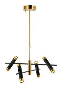 Voxlamp Lighting Solutions 3'lü Siyah Metal Modern Alüminyum Salon-Oturma Odası Avize