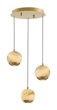 Oia Light Olr76S Zaniah Tekli Bej Modern Bambu Salon Avize