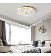 Bsa Lıghtıng Elisa 6'lı Altın Cam Metal Salon-Oturma Odası Avize