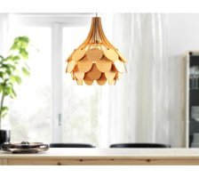 Het Concept 1376 Tekli Gri Resimli Modern Kumaş Bebek-Çocuk Odası Avize