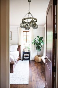 Uçar 2'li Bej Sarkıt Modern Krom Salon-Oturma Odası Avize