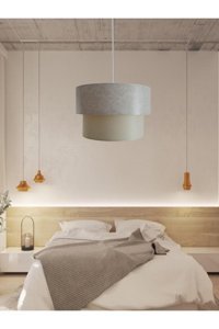 Art&Gift Tekli Beyaz Sarkıt Klasik Plastik Salon-Oturma Odası Avize