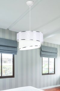 Fiyakalı Ürünler Atölyesi Damla 3'lü Gümüş Kristal Taşlı Modern Krom Salon-Oturma Odası Avize