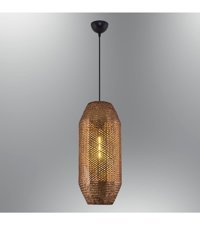 Osc Home 2'li Kahverengi Metal Modern Metal Salon-Oturma Odası Avize