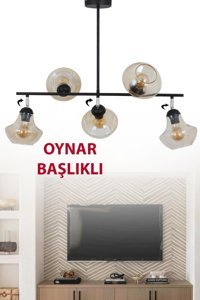 Simaavize Pretty 6'lı Beyaz Modern Metal Mutfak Avize