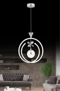 Hmydesign Hnmd-42 Tekli Haki Hasır Eskitme Hasır Salon-Oturma Odası Avize
