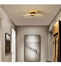 Bsa Lıghtıng Henna 2'li Kahverengi Metal Metal Salon-Oturma Odası Avize