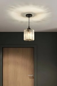 Lucea Cortana 3'lü Kahverengi Ledli Eskitme Alüminyum Salon-Oturma Odası Avize