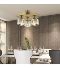Apliqa Rosalina 6'lı Siyah Sarkıt Modern Metal Salon-Oturma Odası Avize