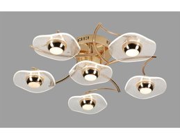 Vk Home Aydınlatma Buket 3'lü Beyaz Sarkıt Modern Cam Salon-Oturma Odası Avize