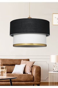Hegza Lighting 2'li Beyaz Metal Modern Alüminyum Salon-Oturma Odası Avize