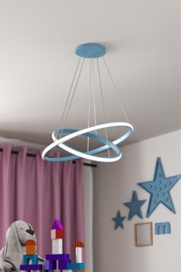 Eglo Shirebook 4'lü Siyah Şapkalı Modern Çelik Salon-Oturma Odası Avize