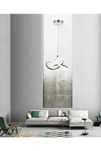 Fer Avize Jade 4'lü Siyah Metal Modern Metal Salon-Oturma Odası Avize