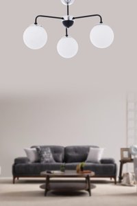 Sanctum 2'li Gri Ledli Modern Alüminyum Antre-Hol Avize