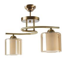 Avize Sarayı 4'lü Gümüş Kumandalı Ledli Modern Alüminyum Salon-Oturma Odası Avize