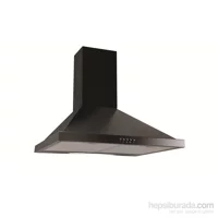 Kumtel KO-705 60 cm Metal Yüzey Bacalı-Bacasız Duvar Tipi Davlumbaz Siyah