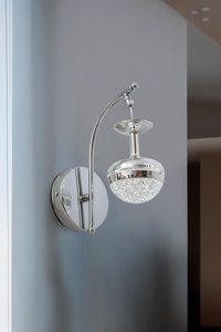 Rattam Pendant Tekli Pembe Sarkıt Modern Bambu Salon-Oturma Odası Avize