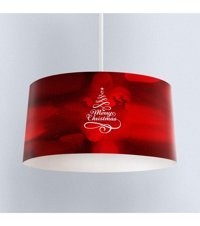 Bambaşka Moda Bmav-027 Tekli Çok Renkli Resimli Modern Kumaş Bebek-Çocuk Odası Avize