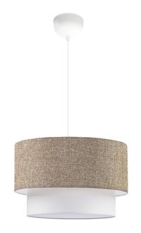 Hegza Lighting Borde Tekli Beyaz Ledli Modern Alüminyum Salon-Oturma Odası Avize