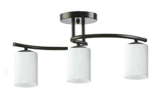 Felicity Mirror 6 Tekli Kahverengi Ledli Modern Ahşap Mutfak-Salon Avize