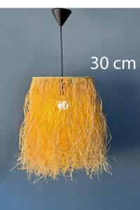 Viesteknoloji Tekli Siyah Sarkıt Modern Kumaş Salon-Oturma Odası Avize