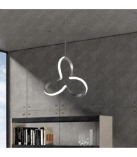 Poplinhome Tekli Ekru Makrome Bohem Çelik Bebek-Çocuk Odası Avize