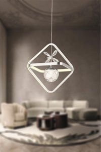 Else Halı Tekli Altın Baskılı Modern Plastik Bebek-Çocuk Odası Avize