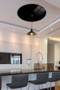 Cmr Tekli Beyaz Halat Rustik Halat Salon-Oturma Odası Avize