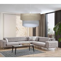 Ultra Home Tekli Kahverengi Sarkıt Modern Metal Salon-Oturma Odası Avize