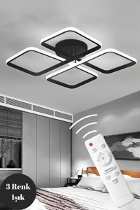 Eglo Romazzina Tekli Siyah Kafes Modern Çelik Salon-Oturma Odası Avize